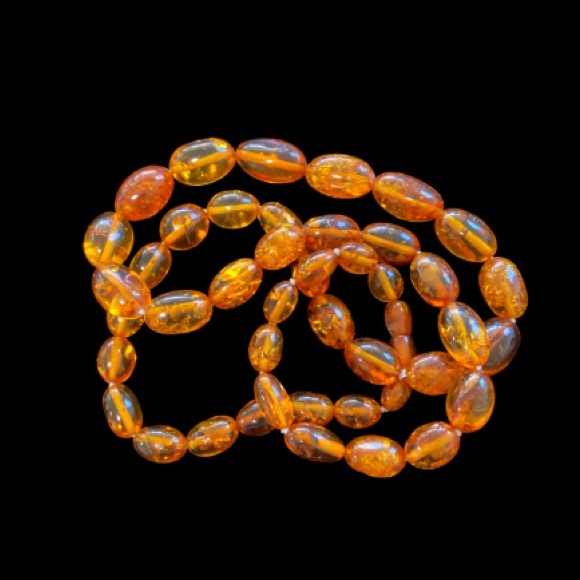 Vintage Natural Baltic amber bead necklace - Picture 5 of 12